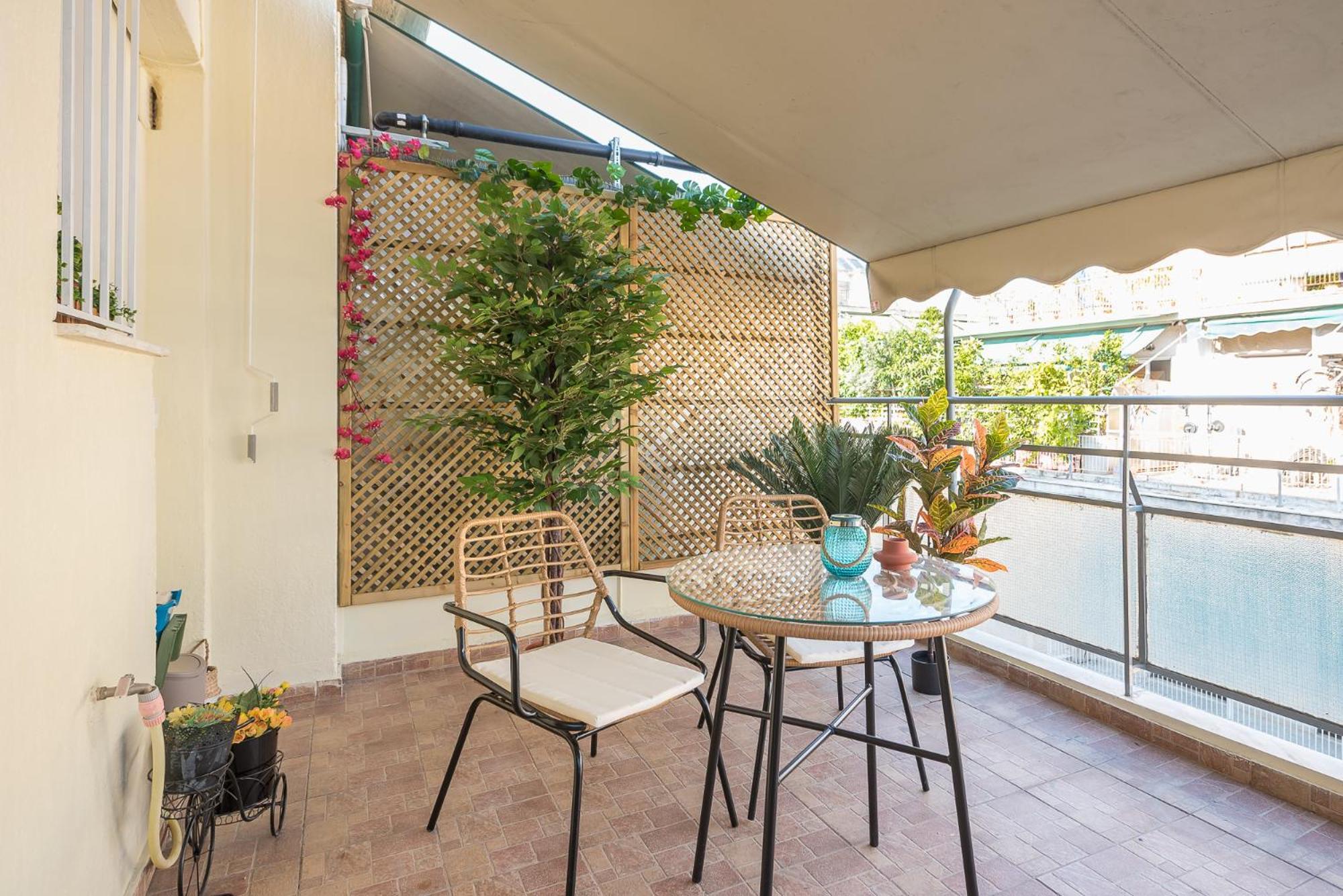Sunny Studio With Starlight Balcony Athena Bagian luar foto