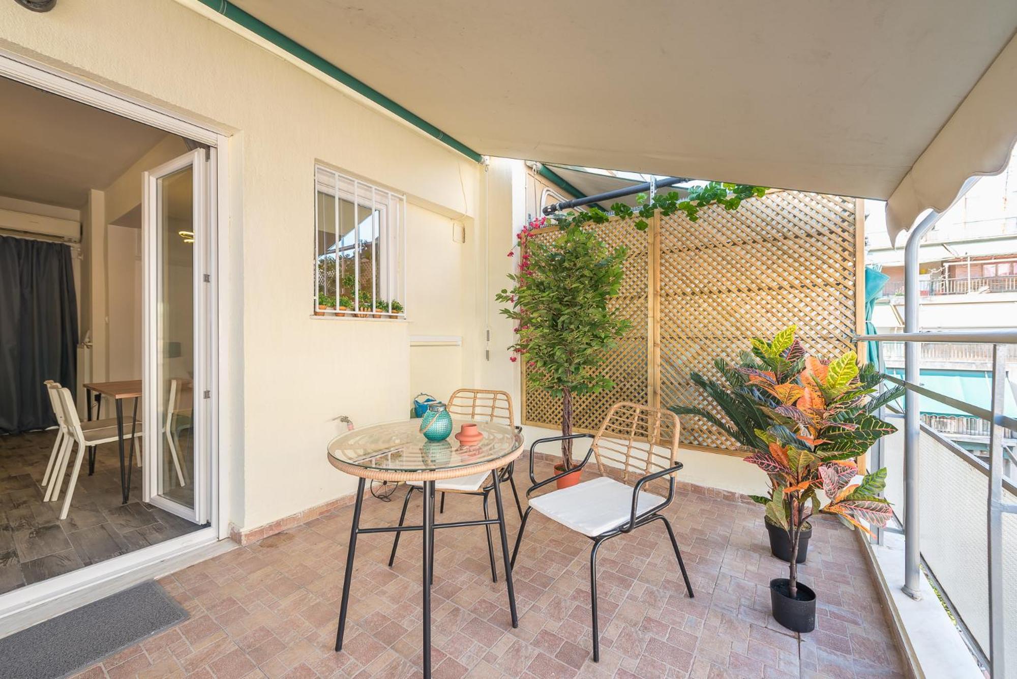 Sunny Studio With Starlight Balcony Athena Bagian luar foto