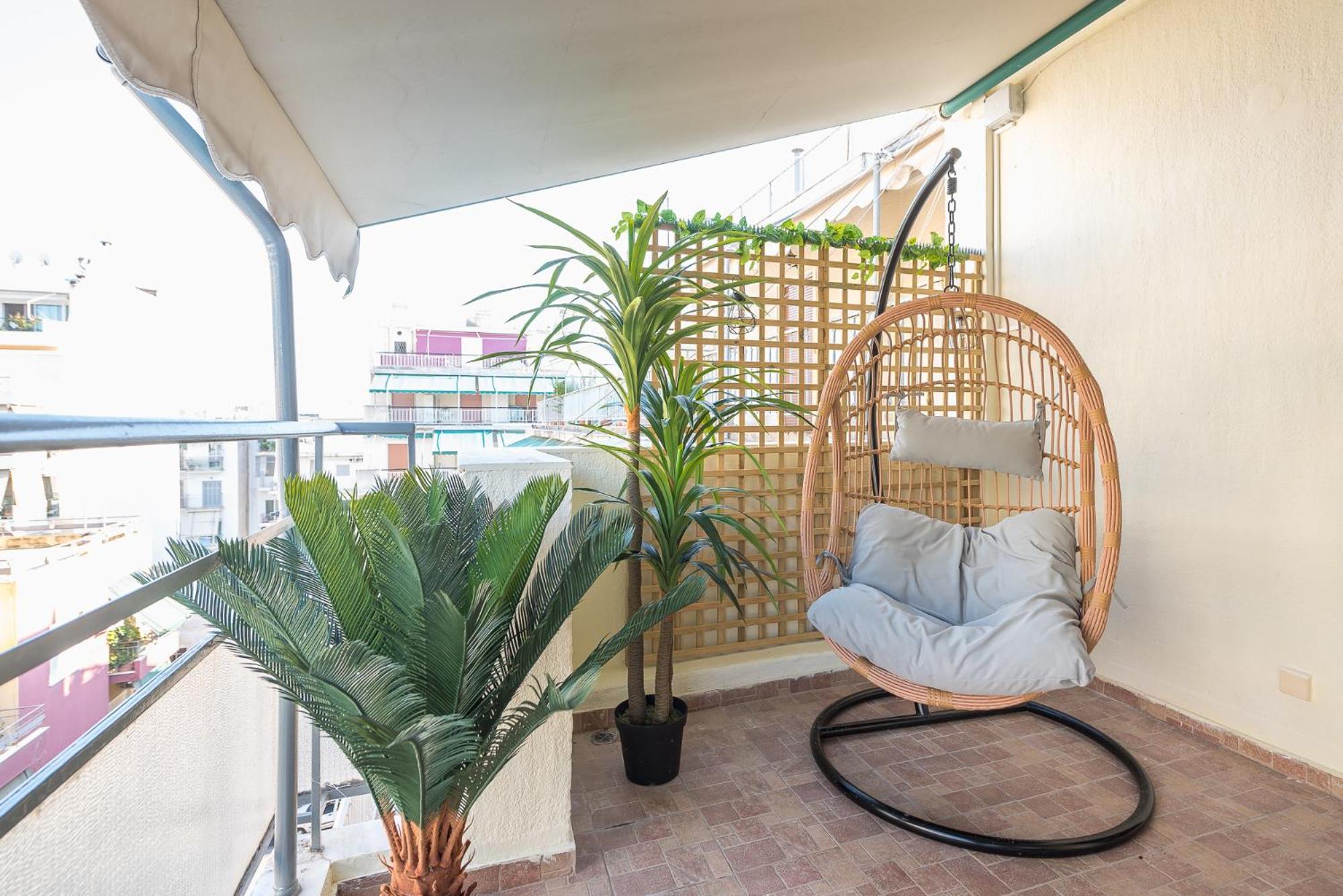 Sunny Studio With Starlight Balcony Athena Bagian luar foto