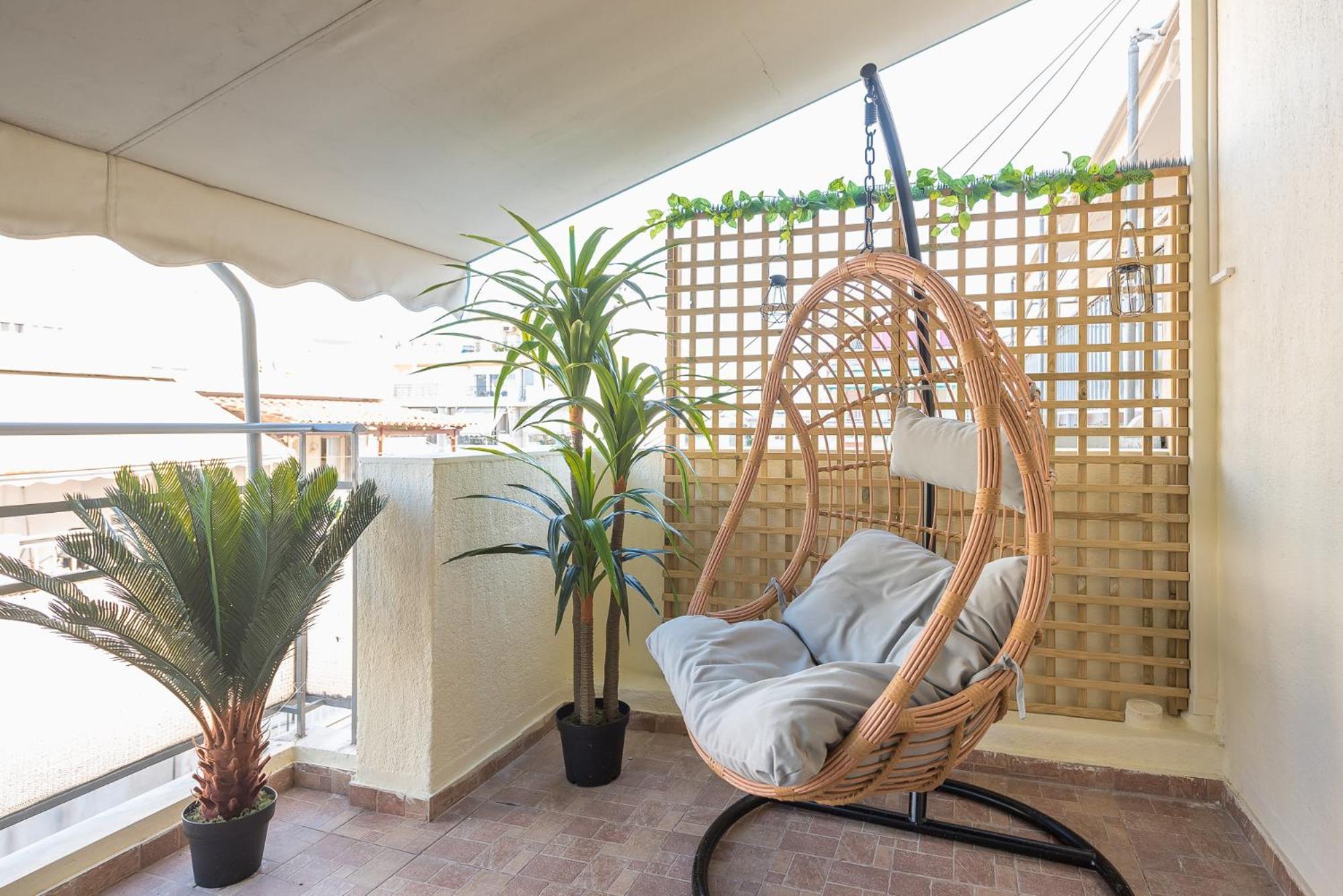 Sunny Studio With Starlight Balcony Athena Bagian luar foto